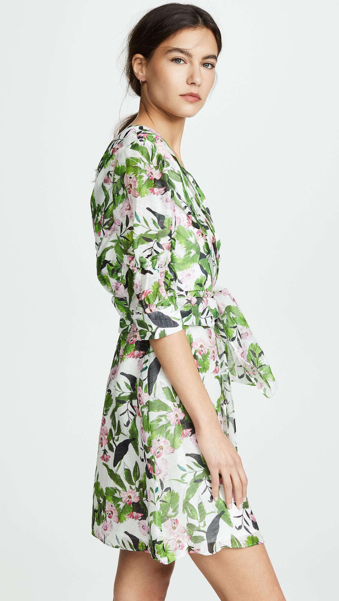 Talulah Tropo Dreams Mini Dress Print Size 8 photo 5