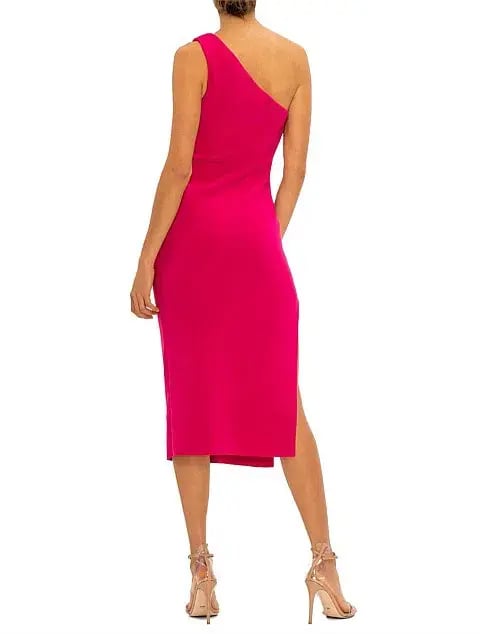 Bec and Bridge Ulla Asym Midi Dress Pink Size AU 6 photo 3