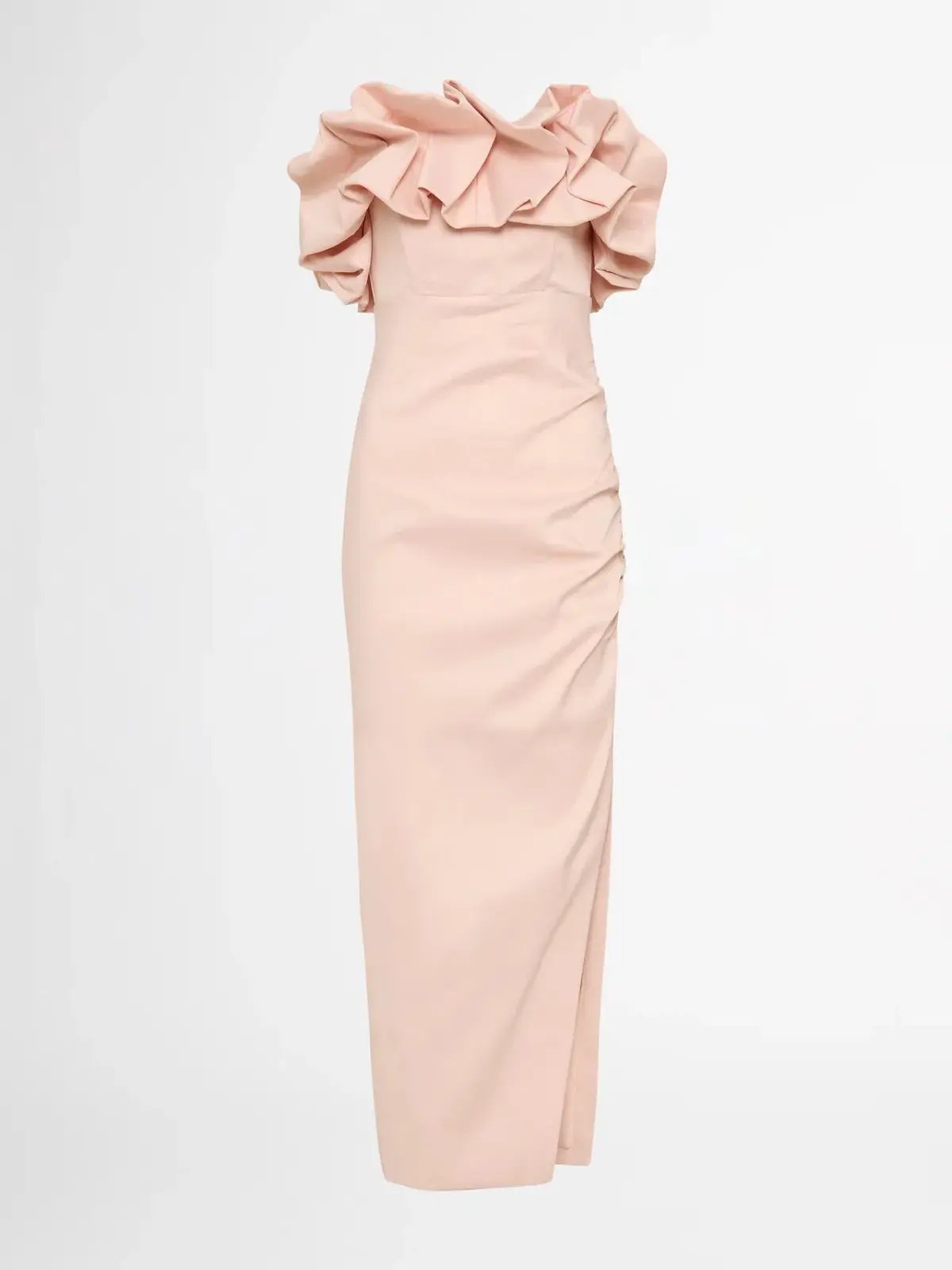 Sheike Queen Of Hearts Dress Pink Nude Size 16 photo 4