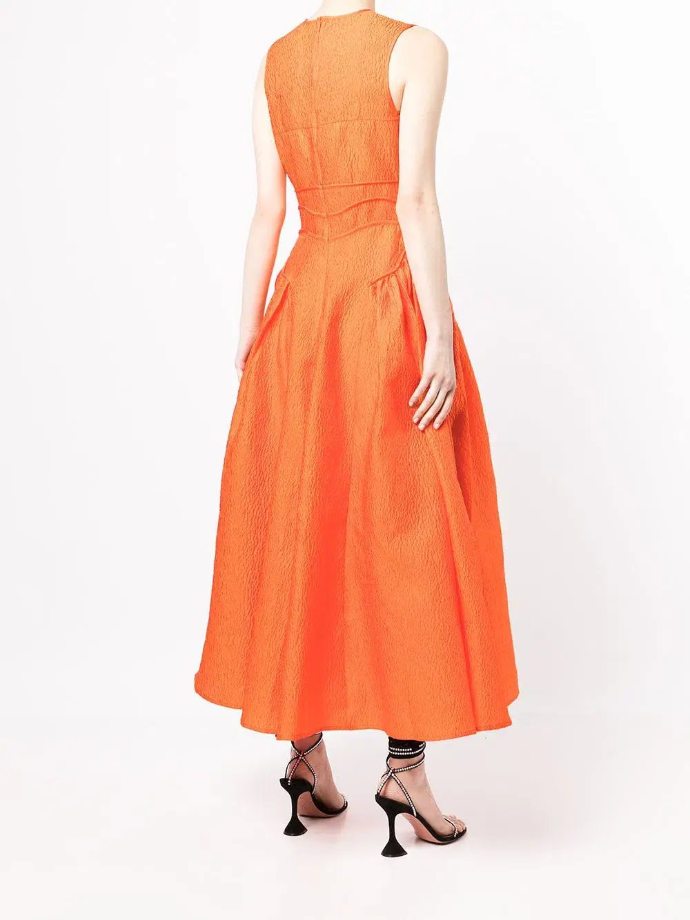 Rachel Gilbert Sophia Dress Orange Size AU 14 photo 2