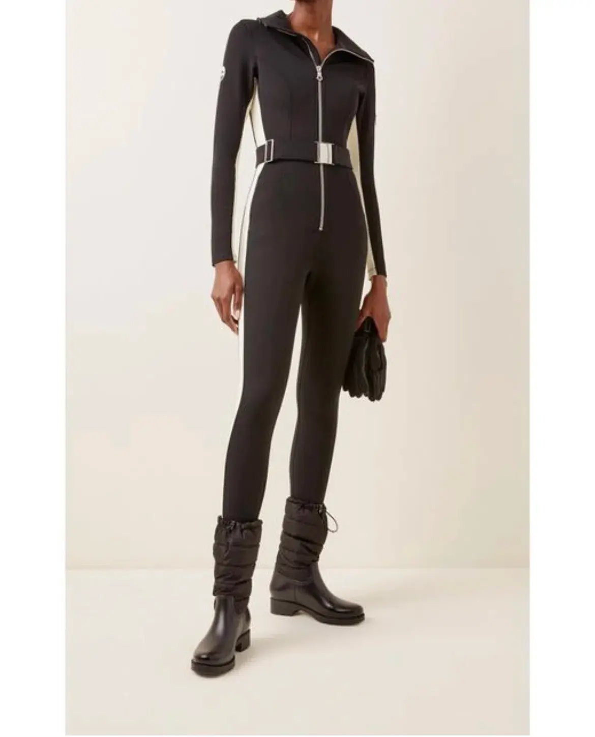 Cordova Striped Signature Ski Suit Onyx Size 8 photo 3