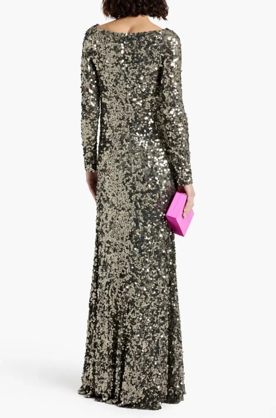 Rachel Gilbert Fleur Gown Gunmetal 2/AU10 photo 2