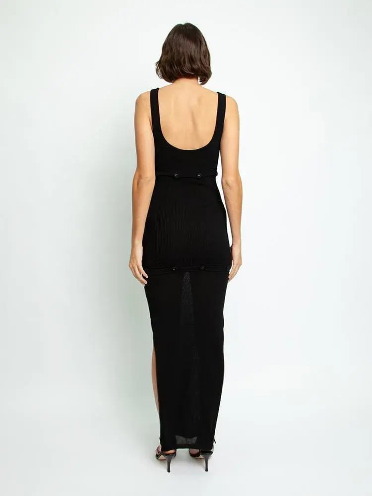 christopher esber deconstructed tank dress in black photo 3