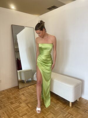 Lia Stublla Ella Gown Light Green photo 4