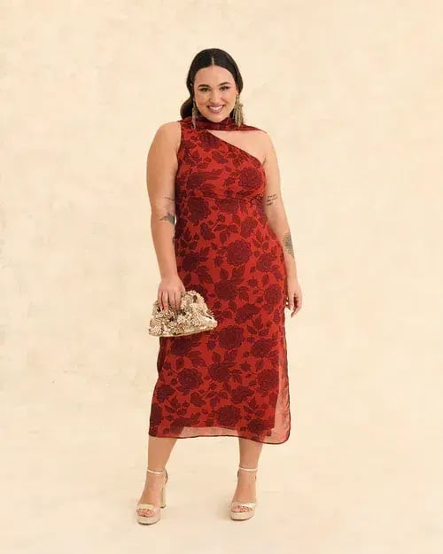 Lady Pipa Sidonia Dress Red Size XXL / AU 16 photo 3