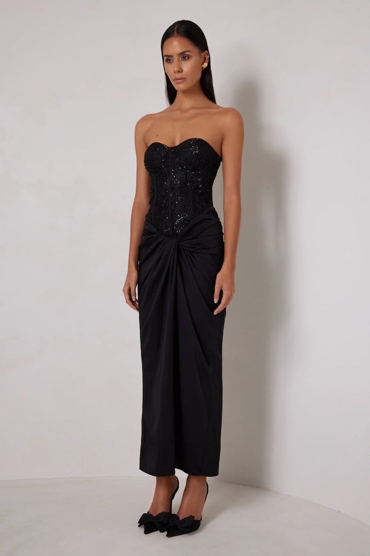 Elle Zeitoune Mabel Dress - Black photo 3