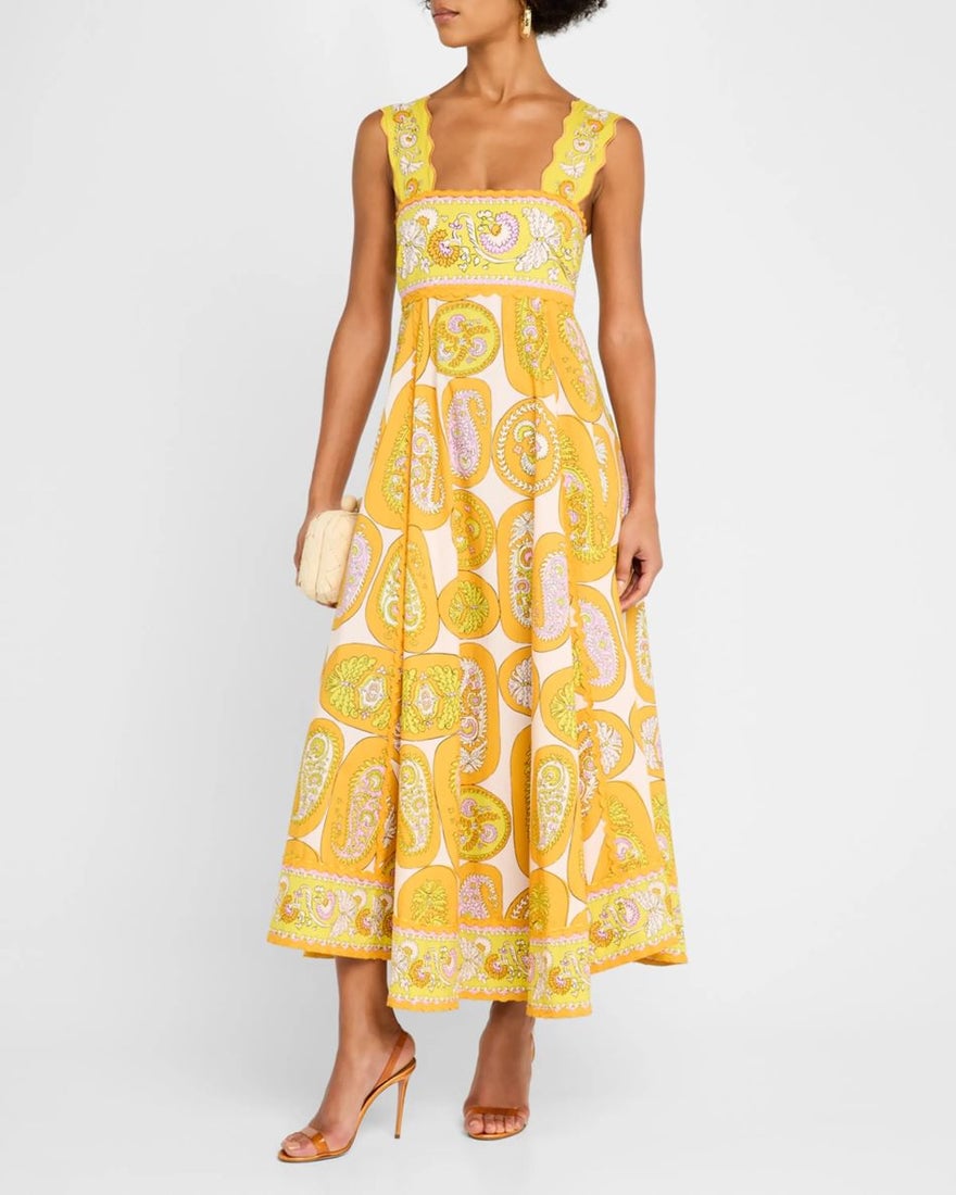 Alemais Diana Summer Dress in Yellow photo 4