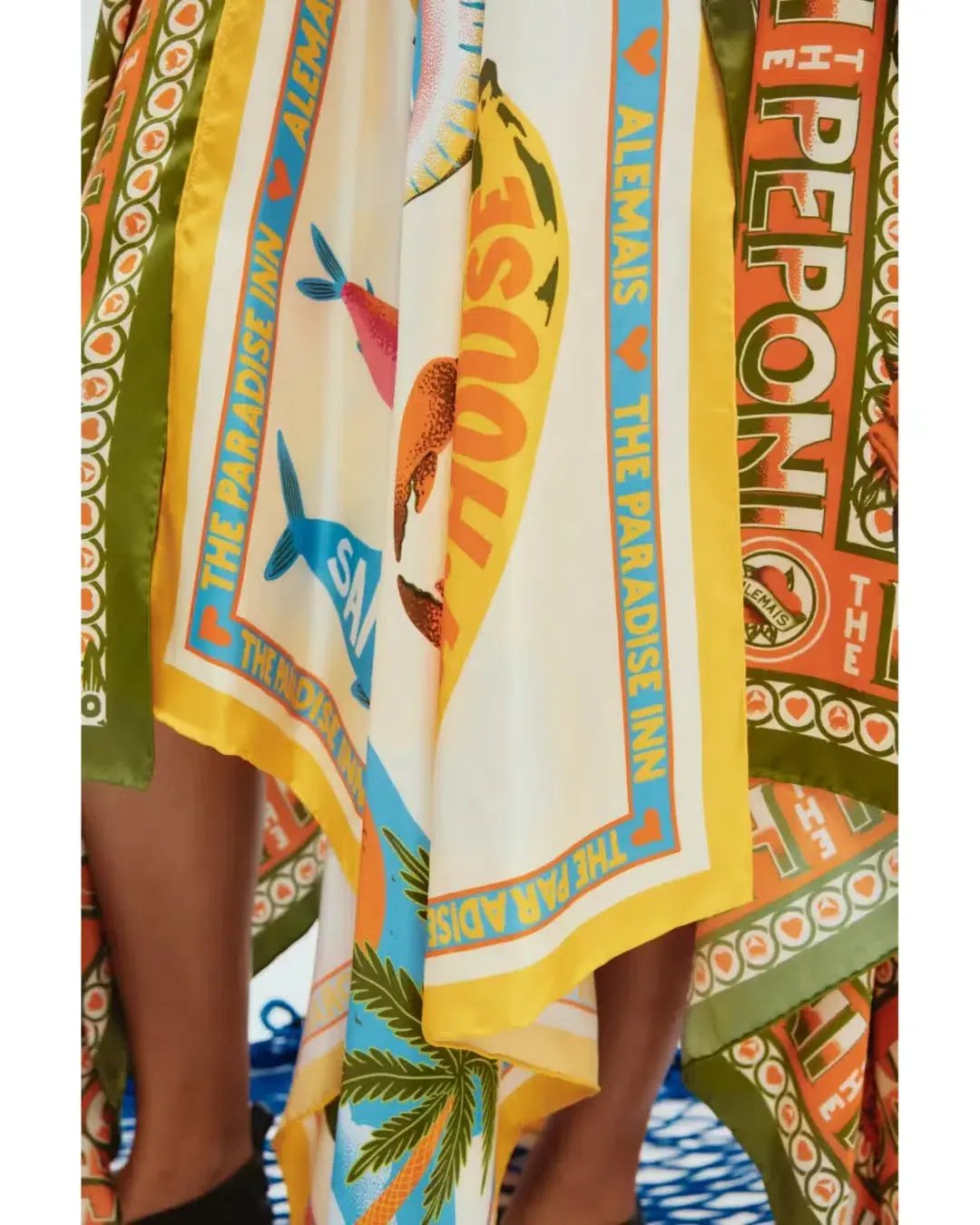 Alemais Paradiso Scarf Skirt Multi Size 8 photo 2