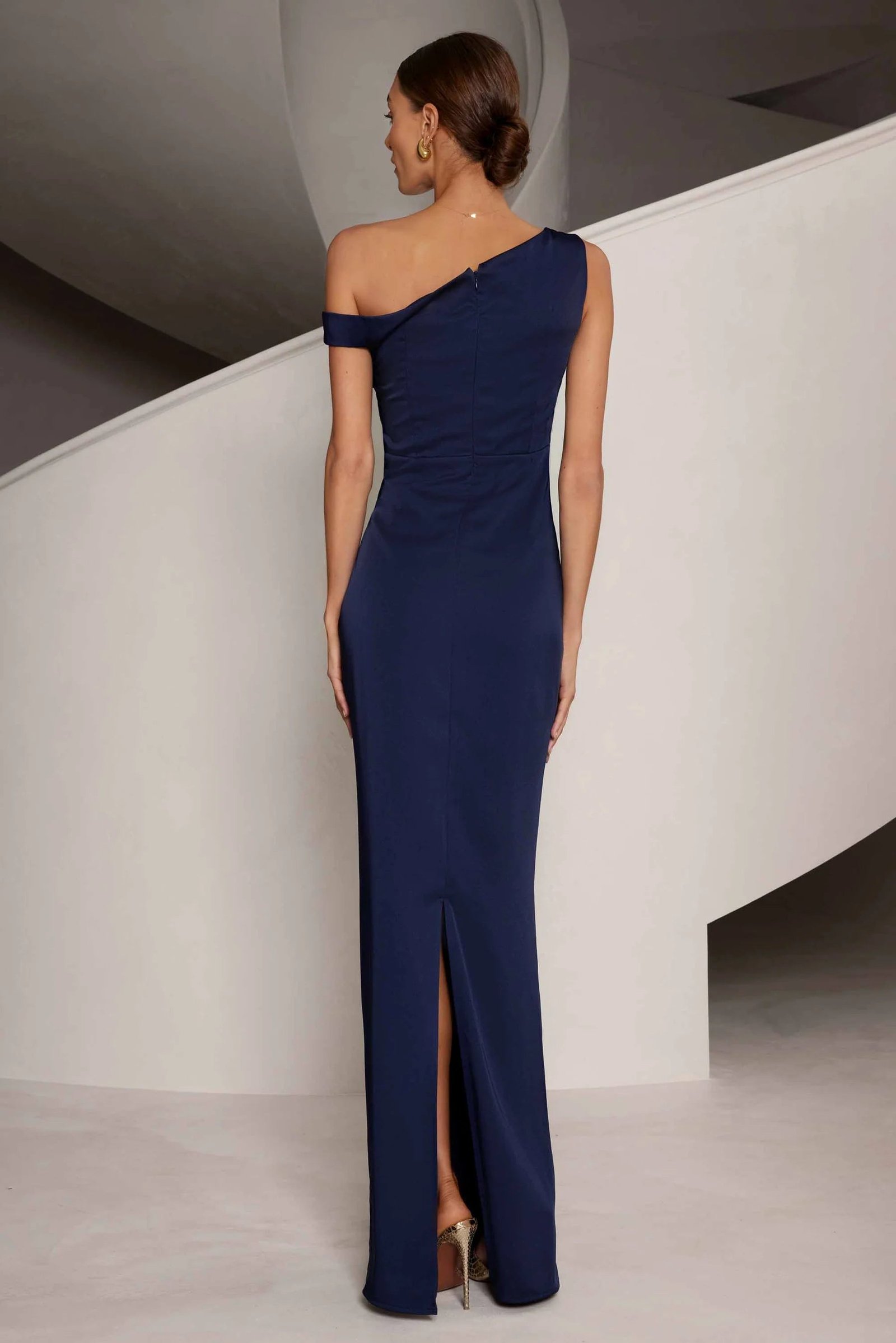 ELLE ZEITOUNE KAIRA DRESS - MIDNIGHT BLUE photo 3