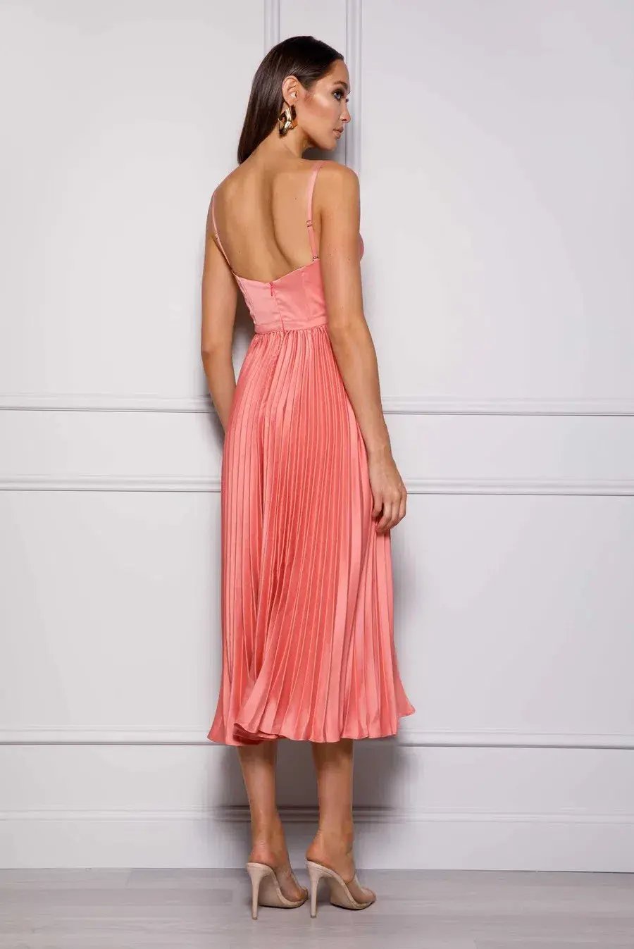 Elle Zeitoune Milan dress in watermelon Pink AU Size 16 photo 3