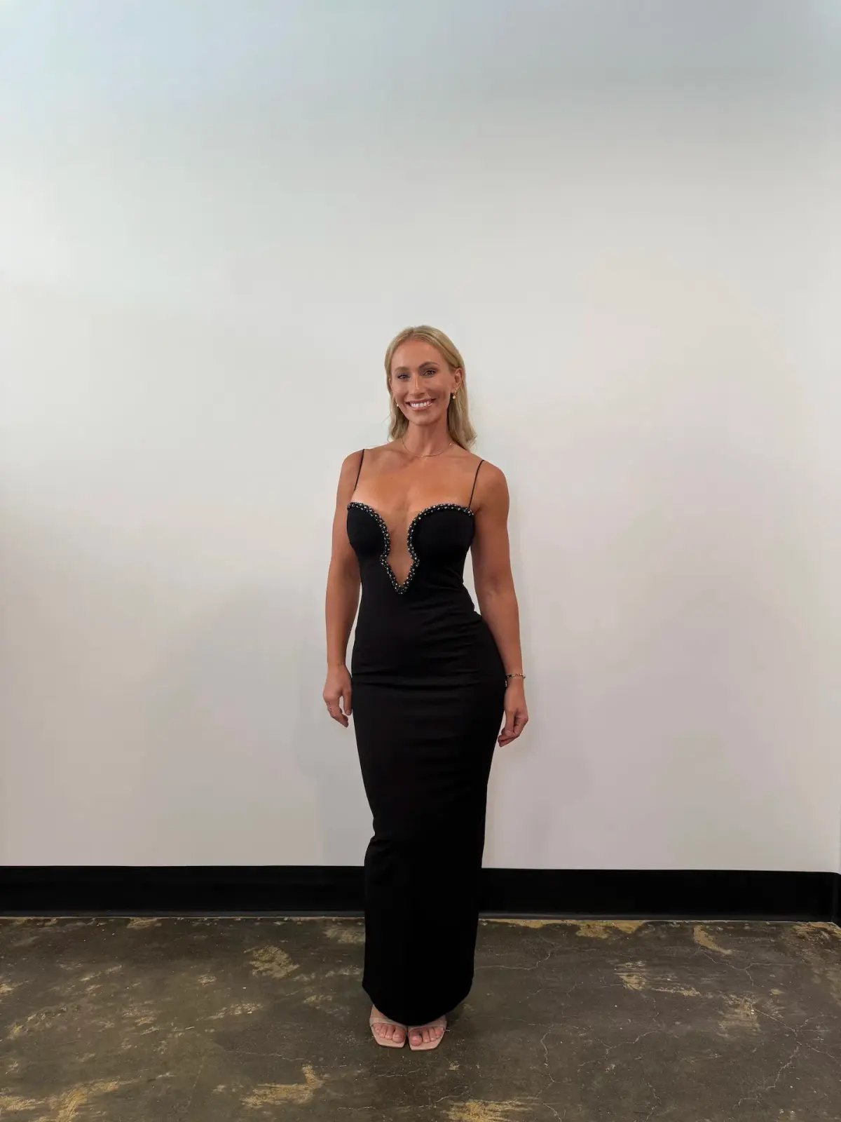 Nookie Adorn Pearl Gown Black Size AU 10 photo 3