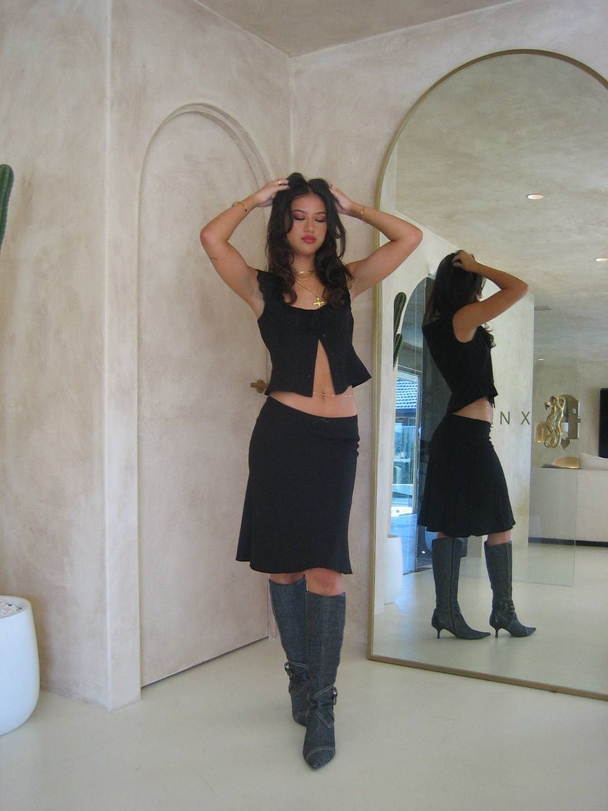 Guizio Paloma Set in Black photo 4