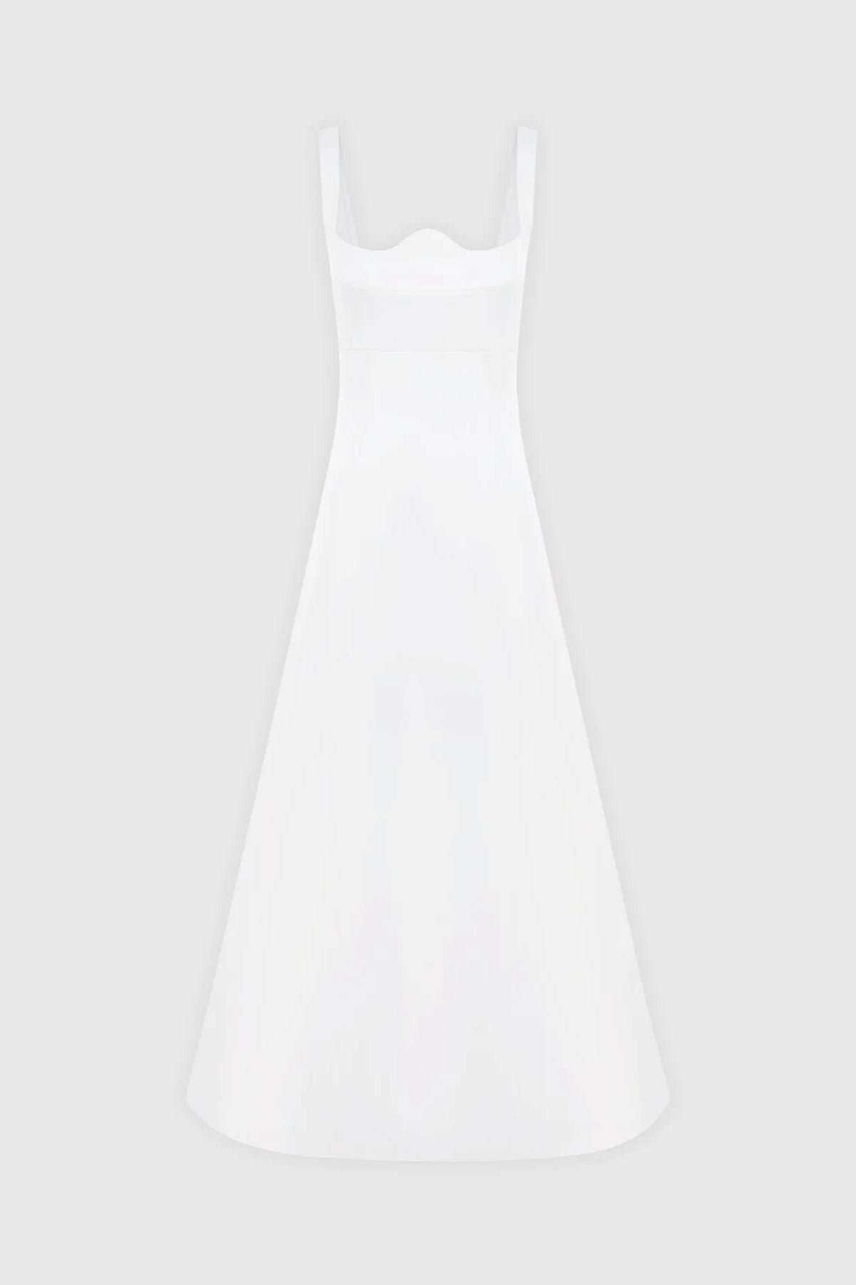 LEO LIN ODETTE MIDI DRESS - SNOW photo 5