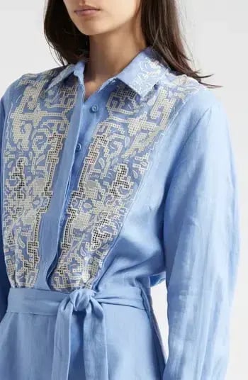 Alemais Arion Mini Dress Cornflower Blue Size AU 10 photo 15