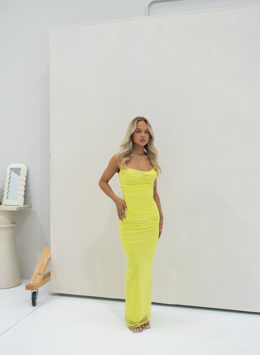 House of CB Nailani Maxi Lime photo 2
