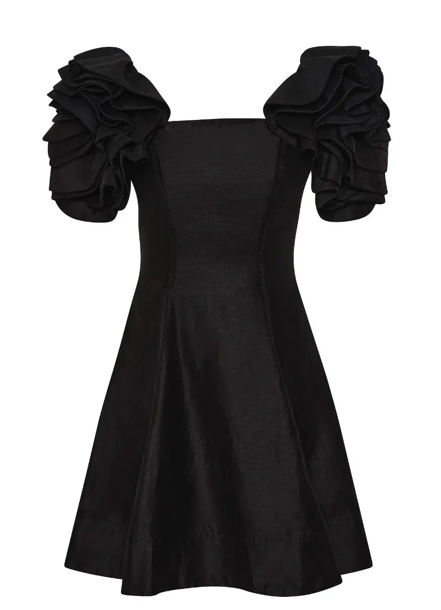 Aje Twyla Mini Dress in Black Size AU 8 photo 7