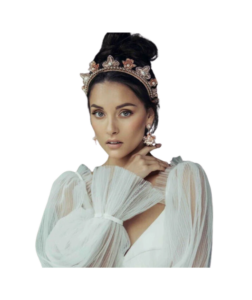 Ashlee Lauren Rose Gold Sofia Headband photo 2
