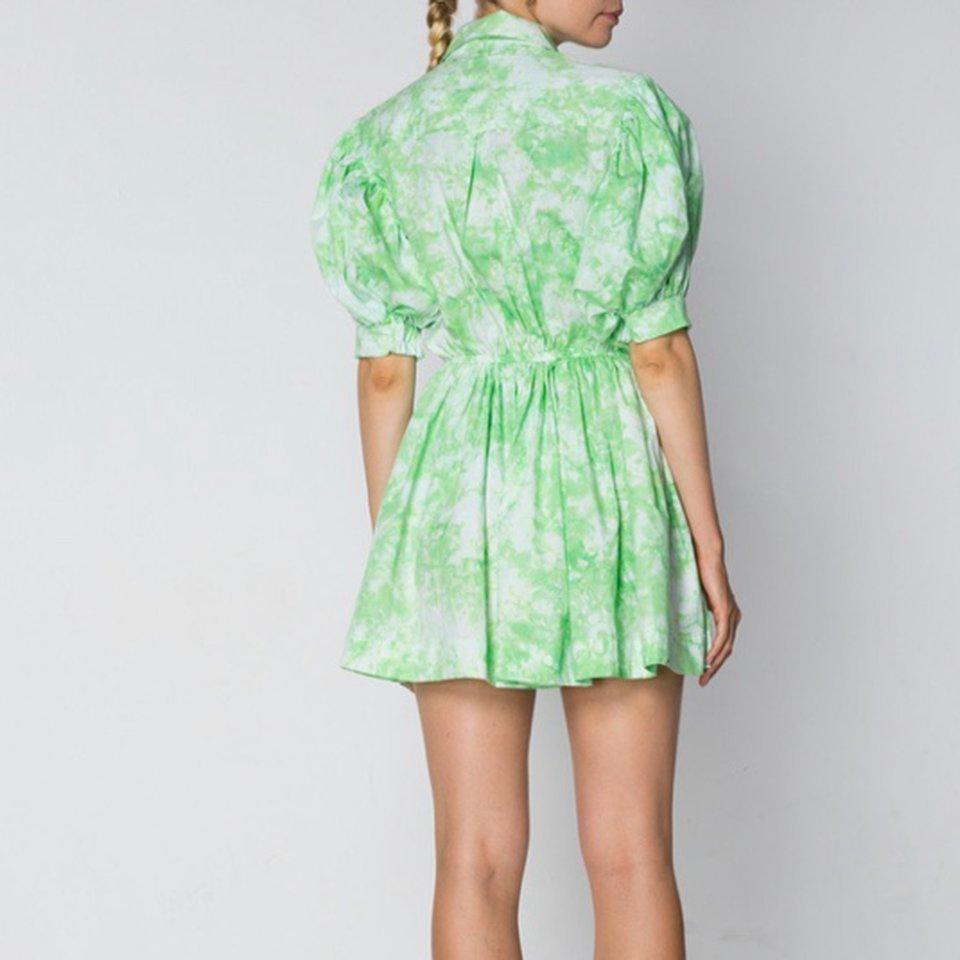 SWF Mini Collar Dress Green Size 8 (also fits Size 10) photo 2
