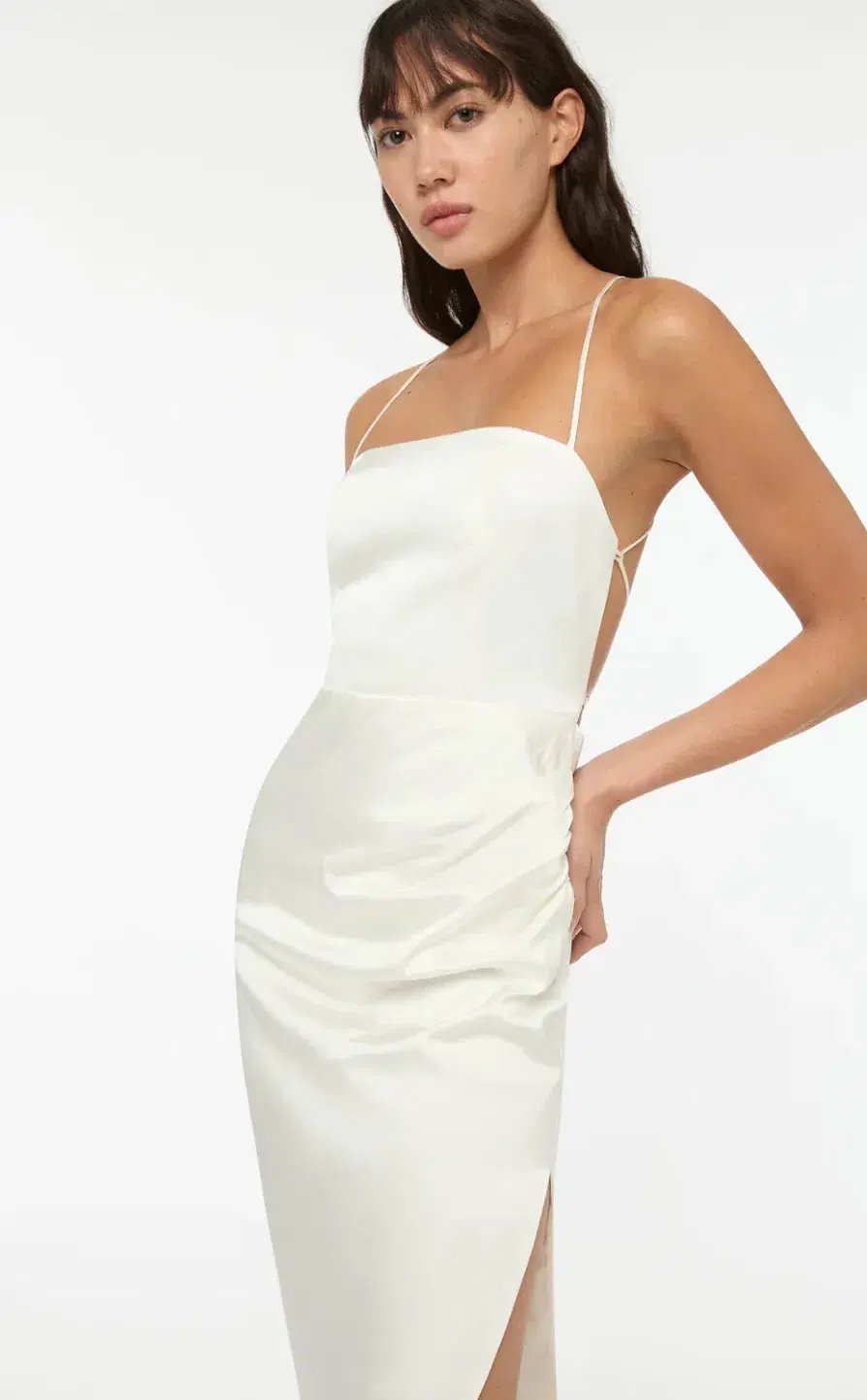 Manning Cartell Miami Heat Midi Backless Dress White Size 4 photo 2