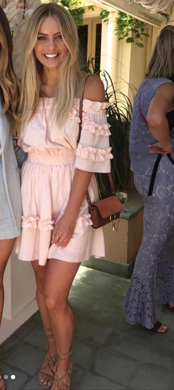 Steele Nude Soleil Dress Size 8 photo 2