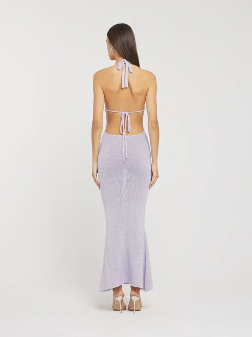 Asta Resort Daphne Dress in Lavender Sequin photo 2