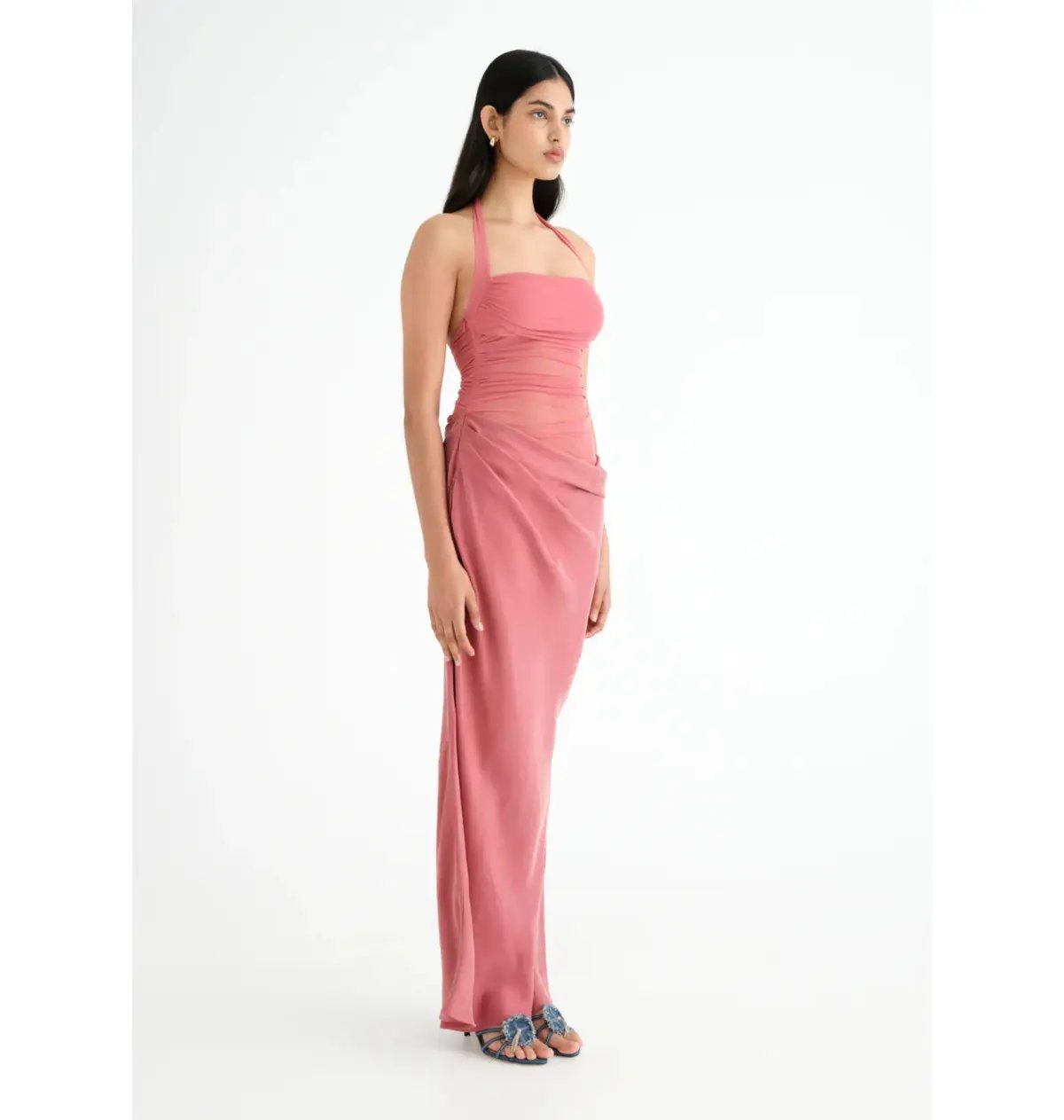 Benni Gina Maxi Dress Rose Size AU 8 photo 2