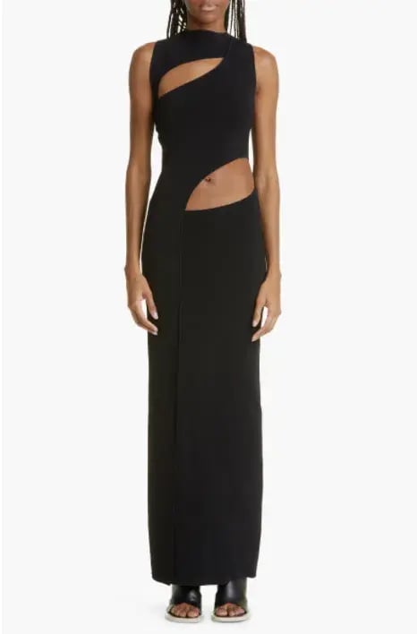 Sir the Label Nadja Cut Out Maxi Dress Black Size AU 6 photo 2
