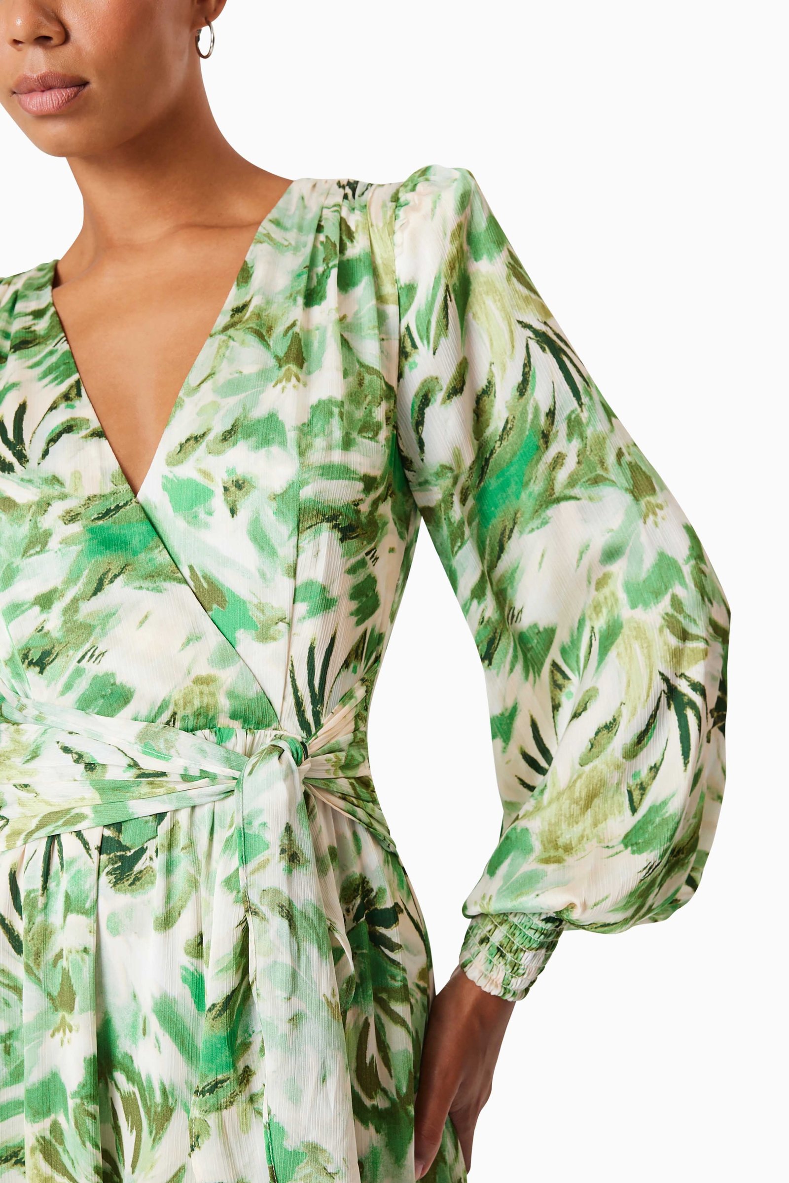 ELLIATT GEORGIA MAXI DRESS - GREEN MULTI photo 6