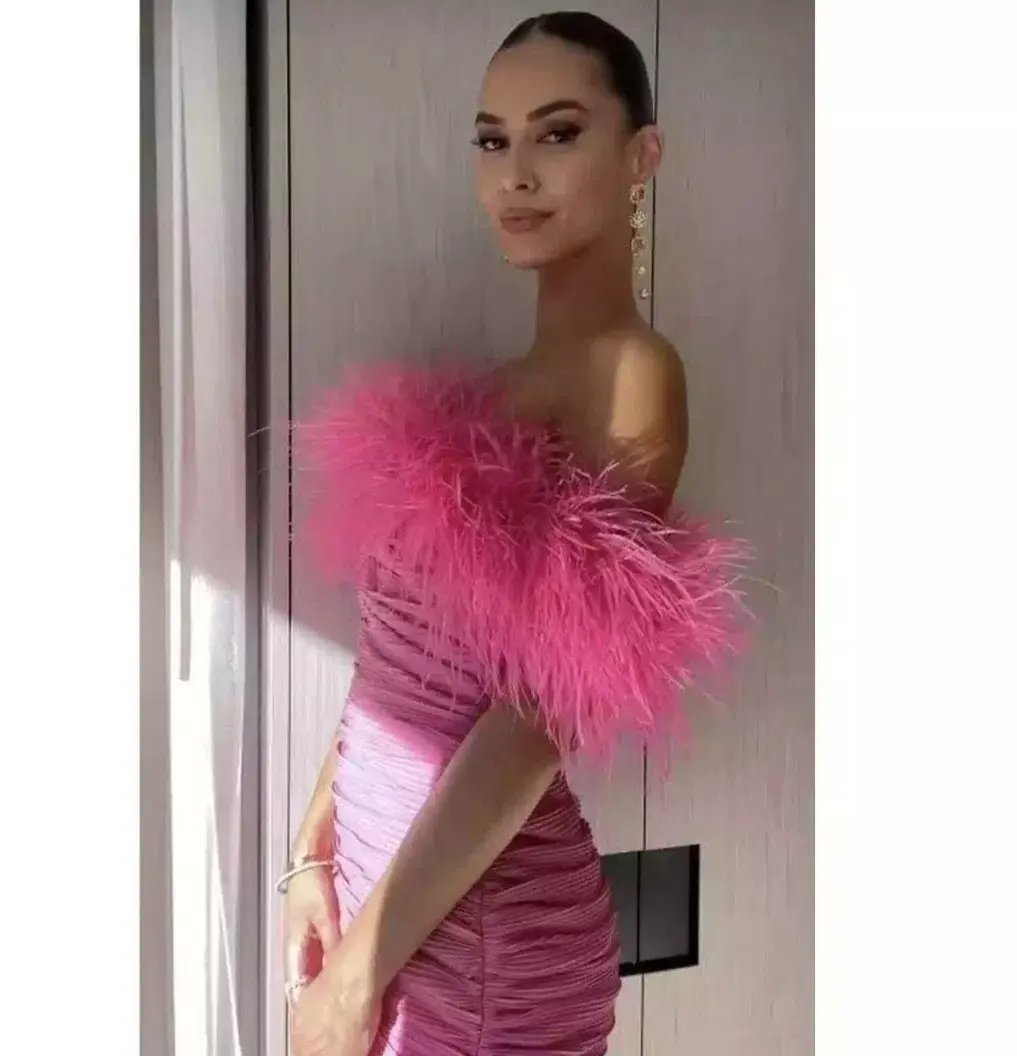 Rachel Gilbert Zion Mini Dress Pink 3/AU12 photo 5