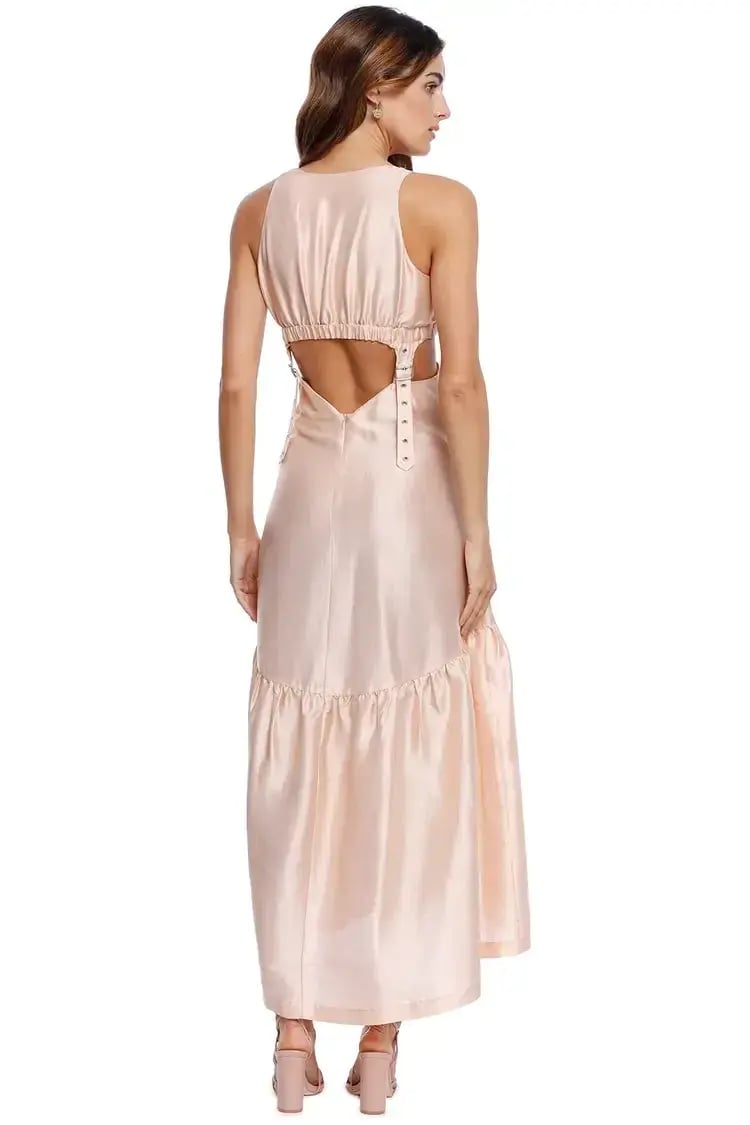 KITX Suspended Dress in Foundation Pink Size 12 photo 3