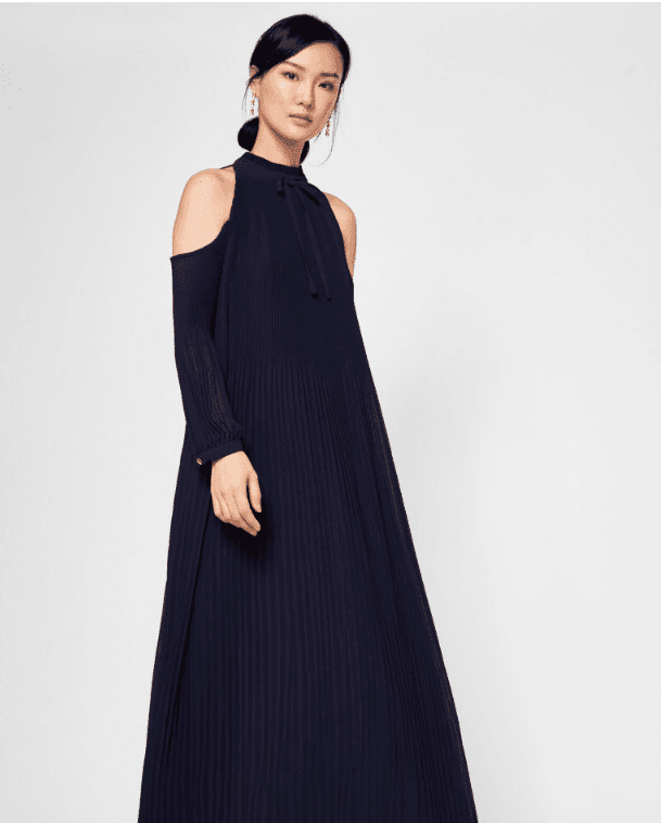Ted Baker Rebessa Maxi Dress navy size 14 photo 4