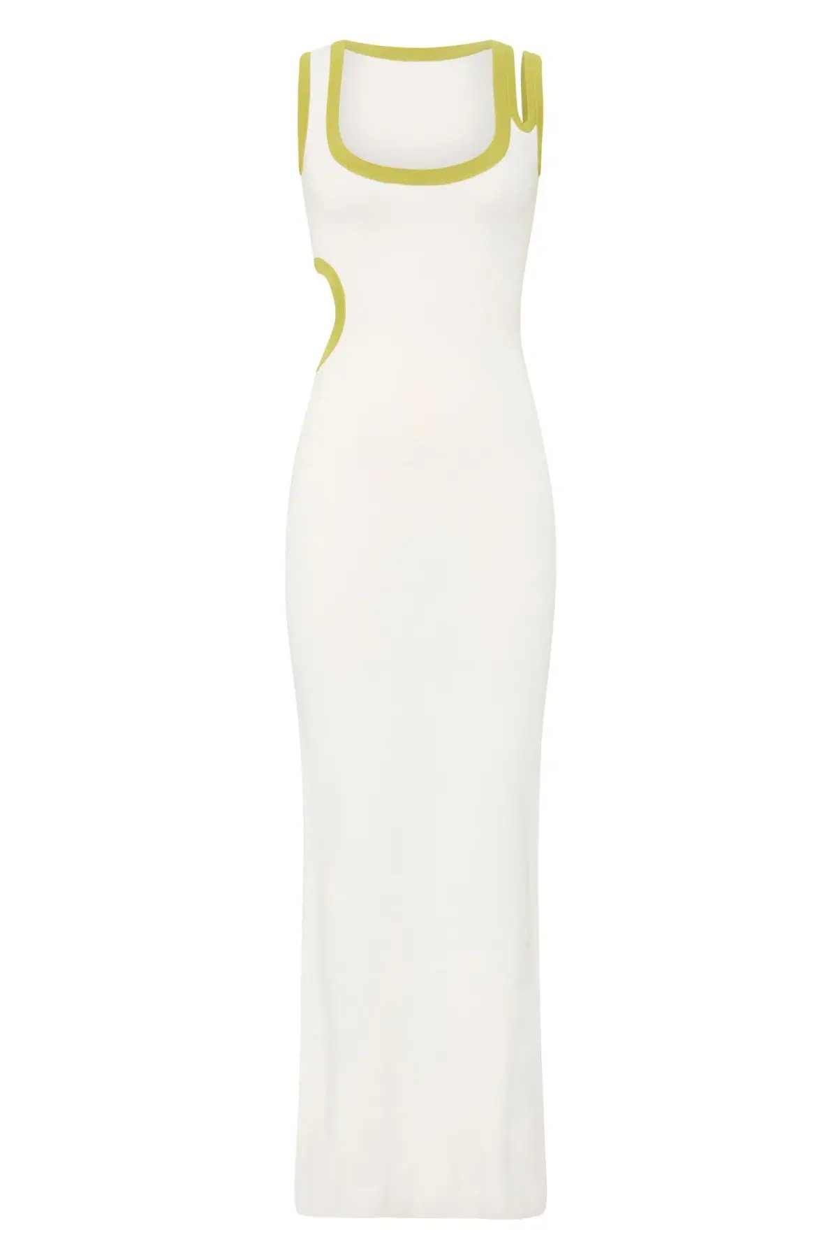 Sir The Label  Evangelina Cut Out Maxi Dress White Size 8 photo 3