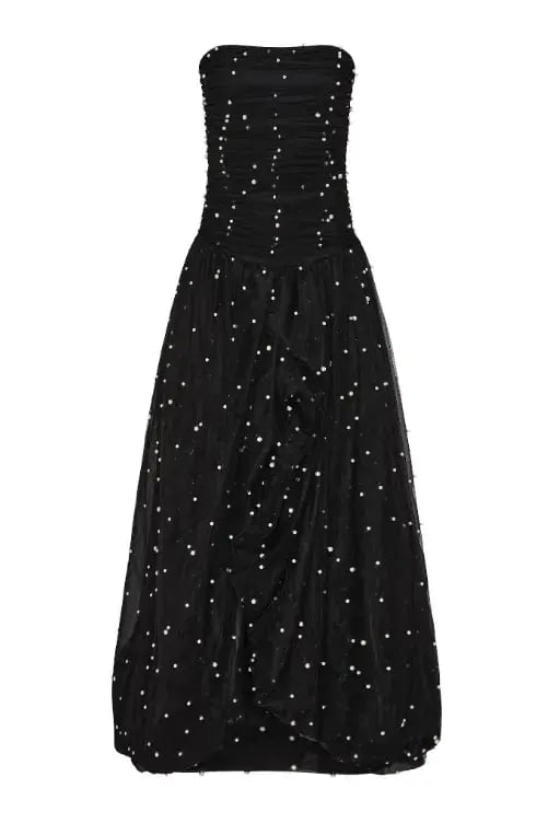 Aje Juniper Gown Black Size 8 photo 8
