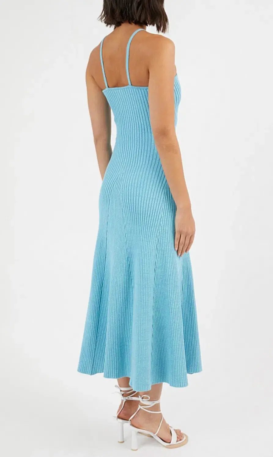 Anna Quan Galina Rib Knit Midi Dress Blue Size S / AU 8 photo 3