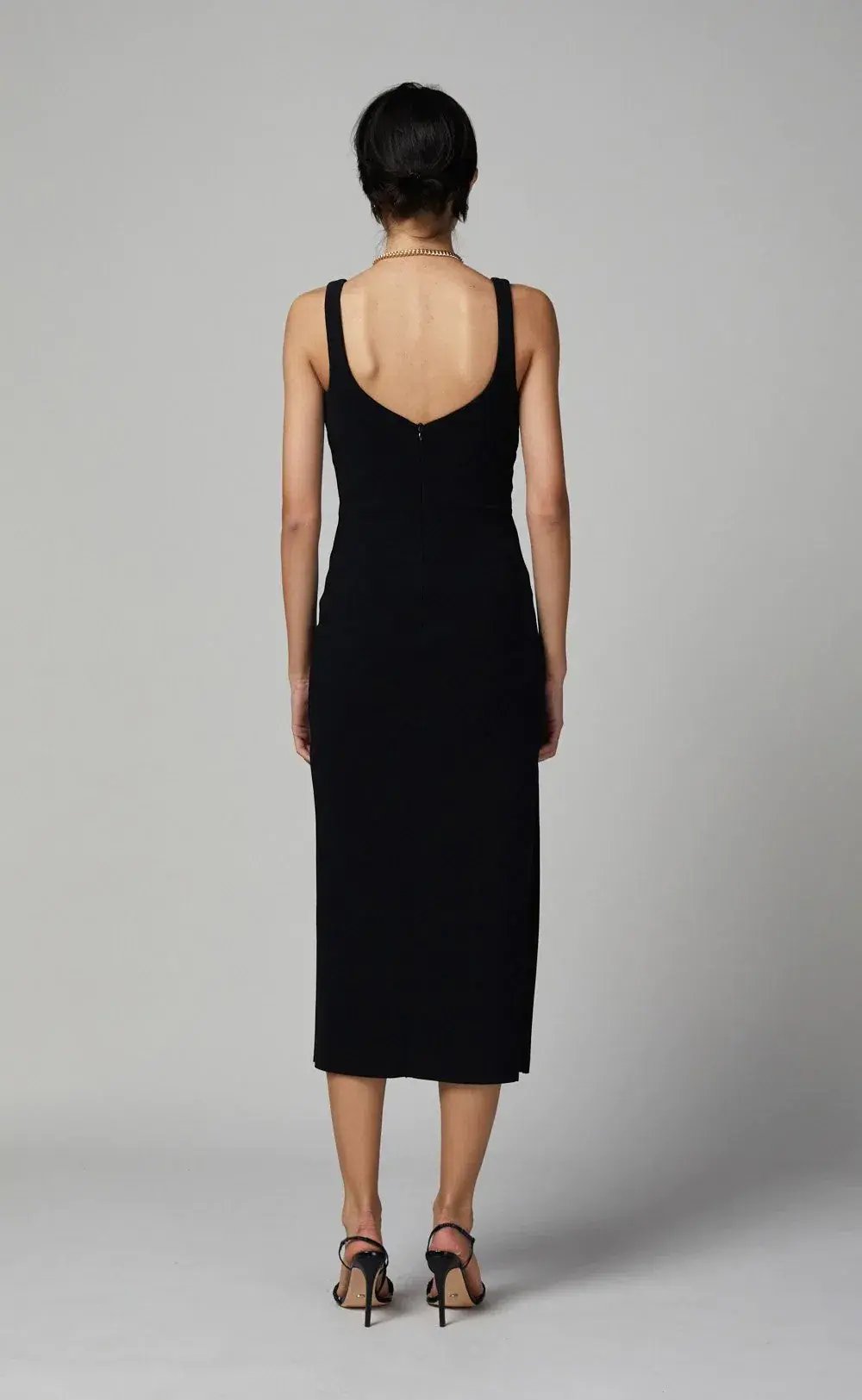 Bec & Bridge Joelle Midi Dress Black Size 10 photo 2