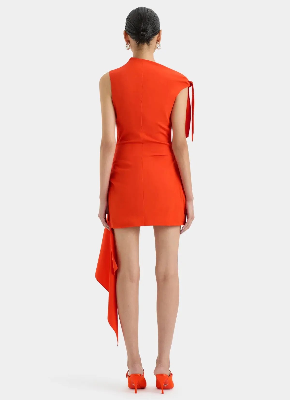 Sir the Label Dahlia Mini Dress Tangerine Size 4 / AU 14 photo 3