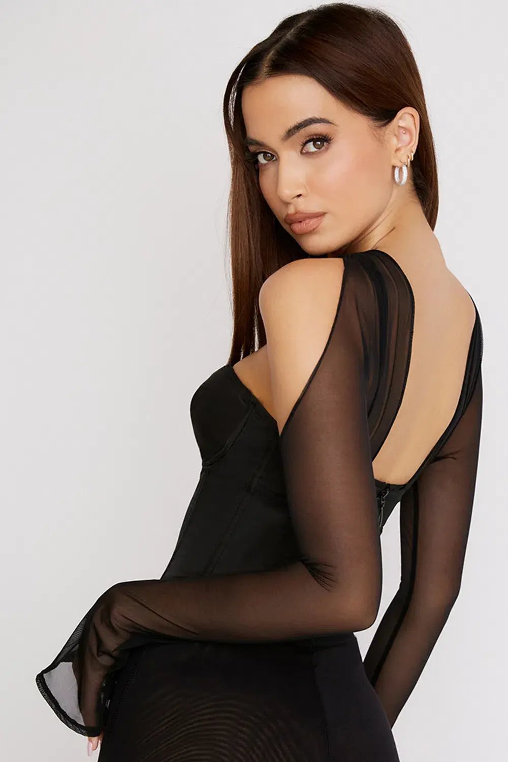 House of CB Mina Structured Corset Black Size S / Au 8 photo 4