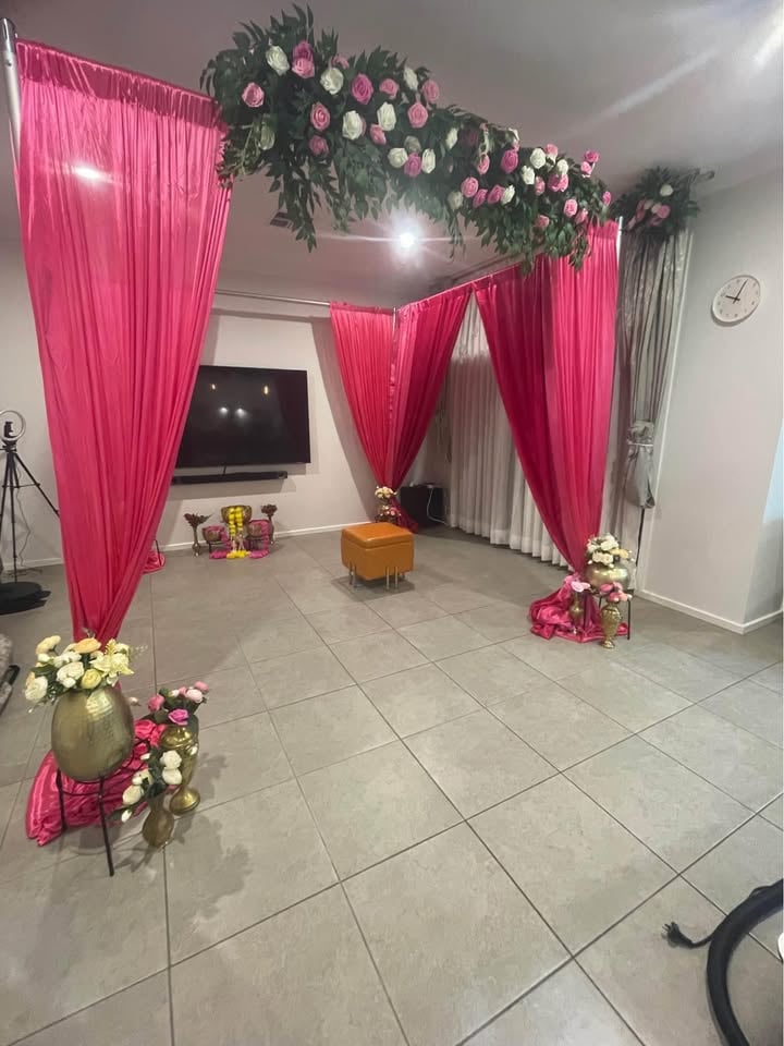 Indian Wedding Mandap Decor, Wedding Decorations, Indian Decor, Mandap Hire photo 4