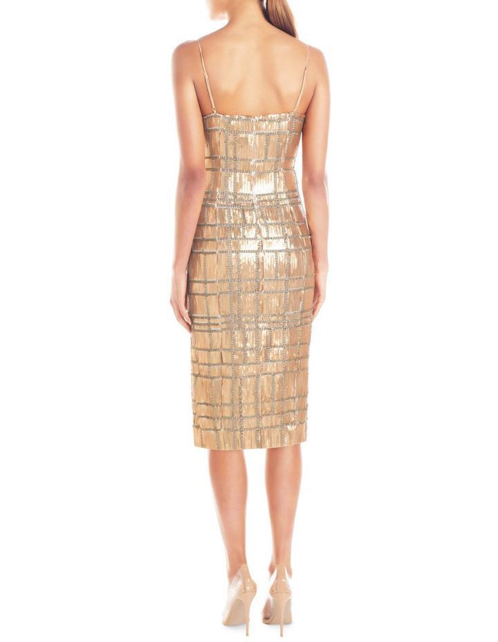 Misha Yvette Sequin Dress Size 8 photo 2