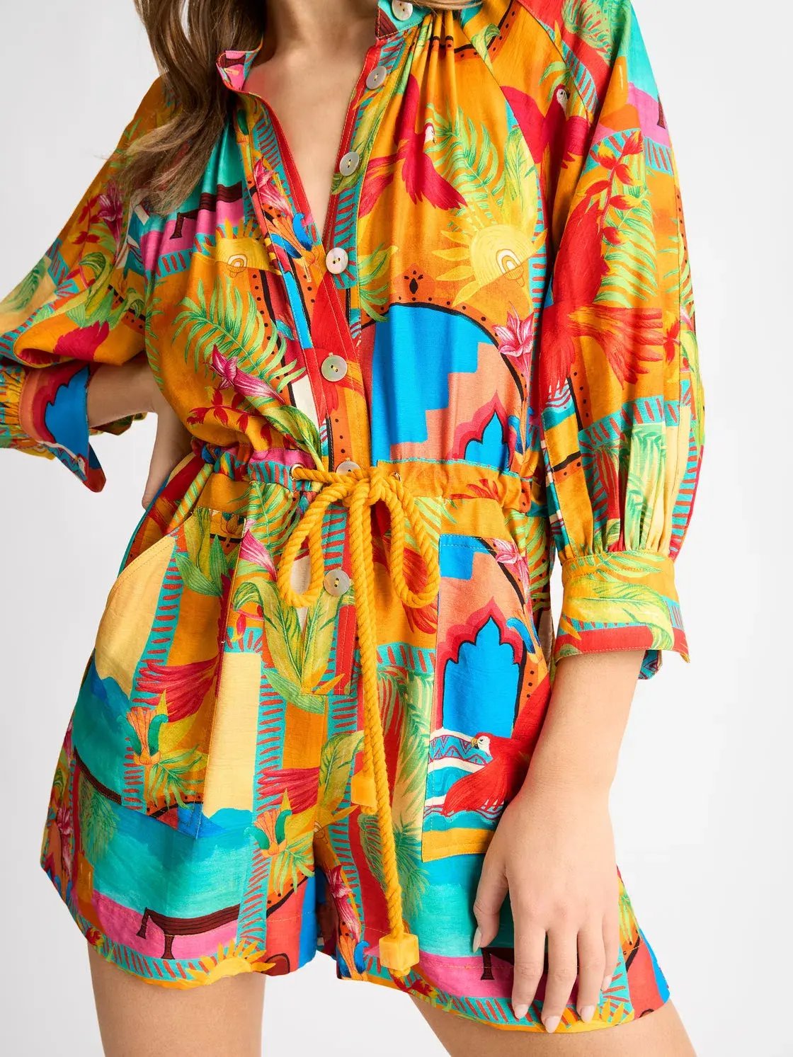 Sheike Aztec Paradise Playsuit Size 10 photo 2
