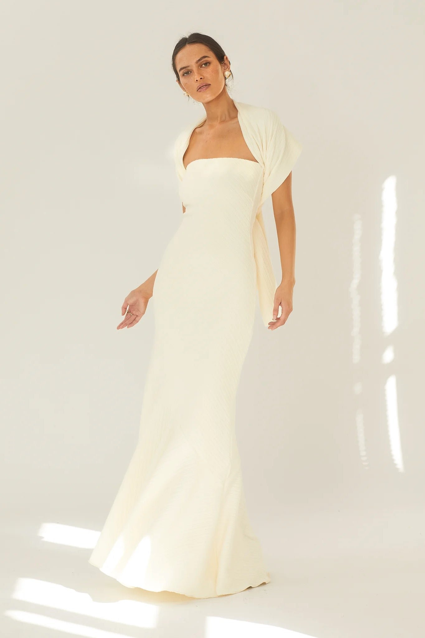 ARCINA ORI JULIANA DRESS - IVORY photo 4