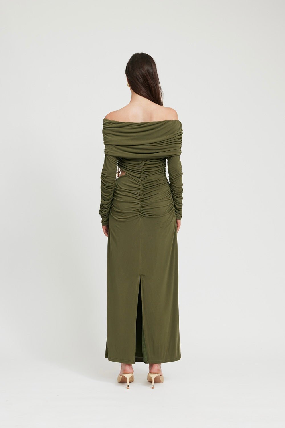 TOJHÀ MALICHI DRESS - KHAKI photo 6
