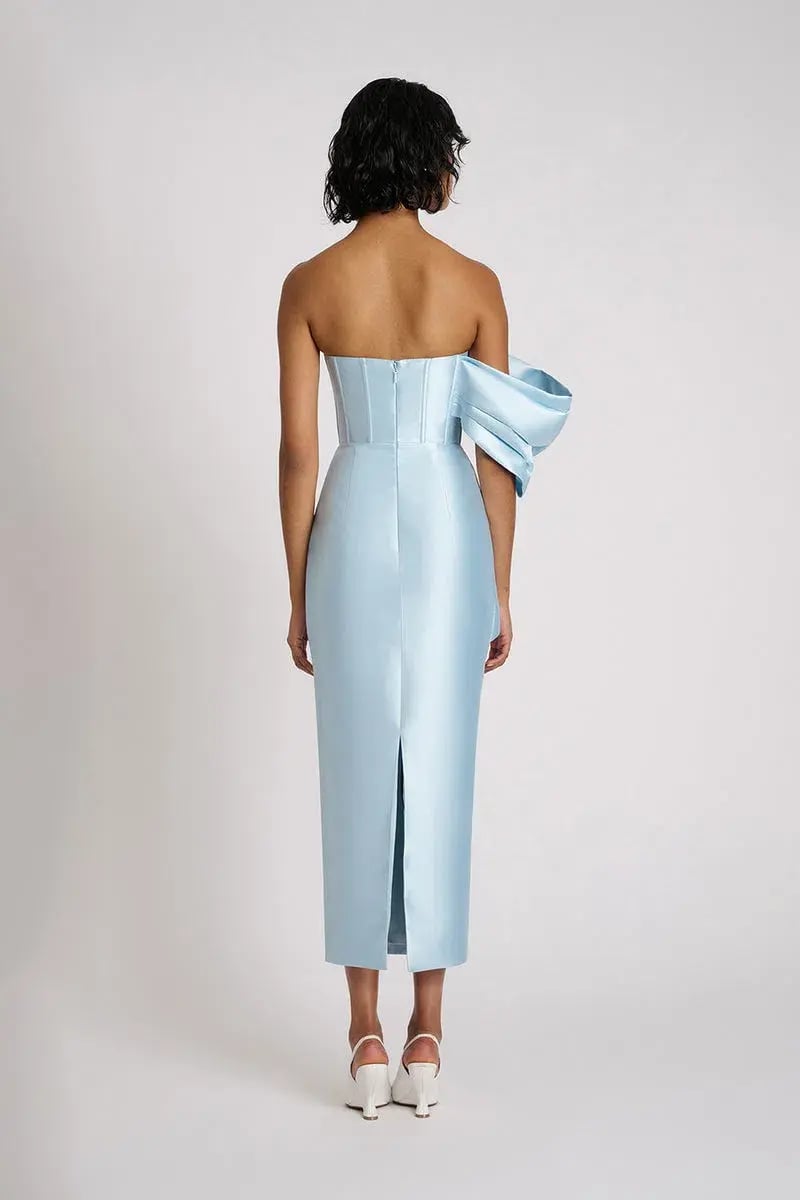 Eliya the Label Maisie Midi Dress Blue  Size M / AU 10 photo 3