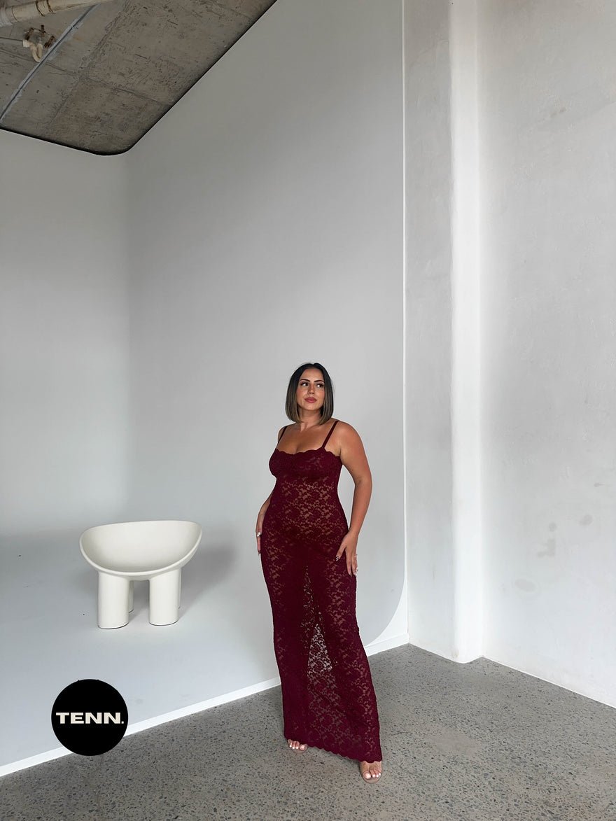 Arcina Ori Margot Dress - Wine photo 2