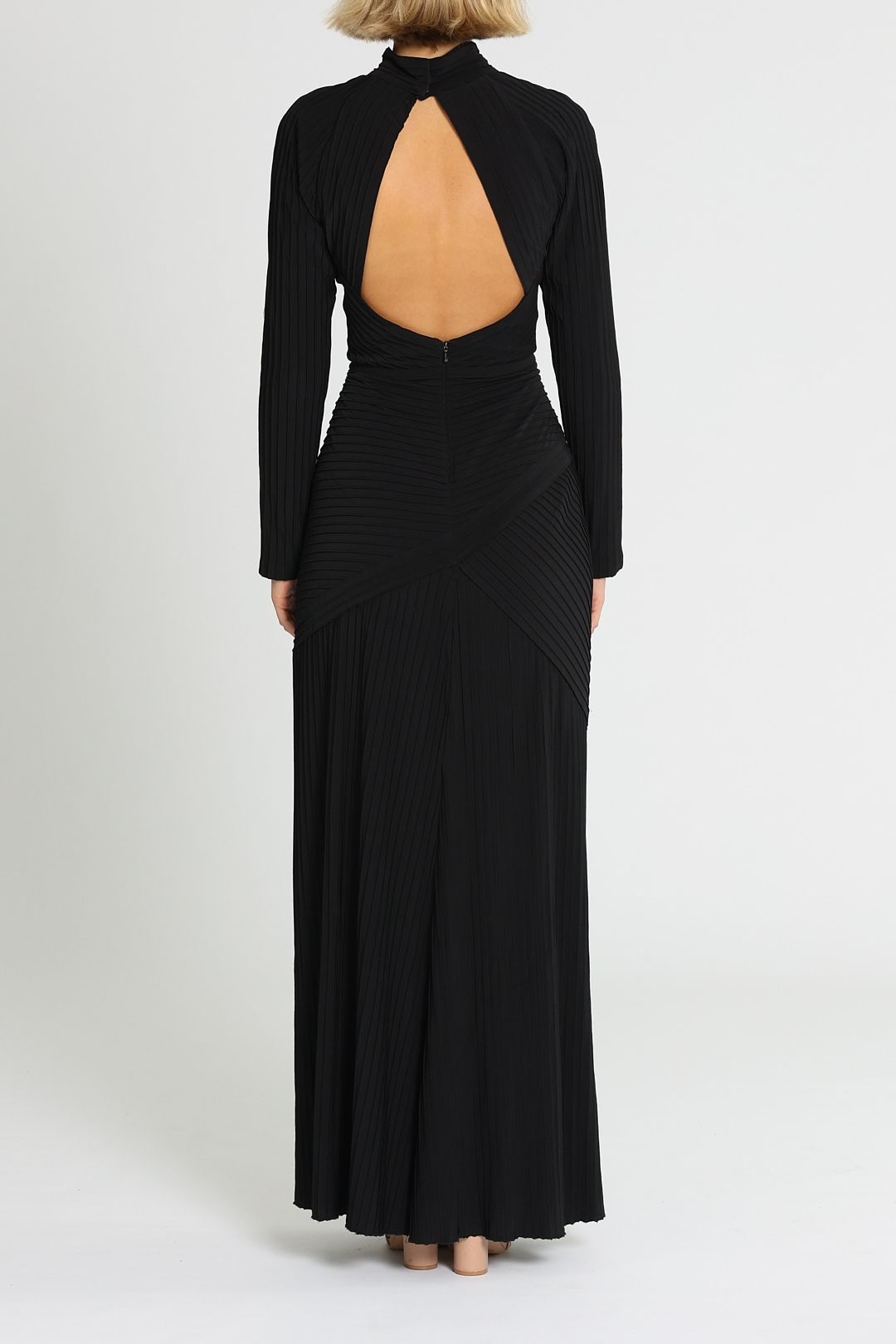 Seneca Open Back Pintuck Gown photo 4