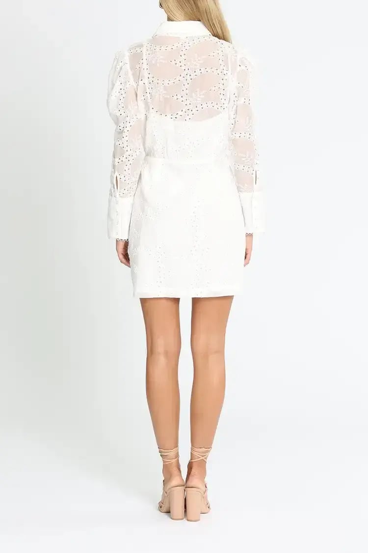 Pasduchas Parlour Dress in Ivory Size 14 photo 3