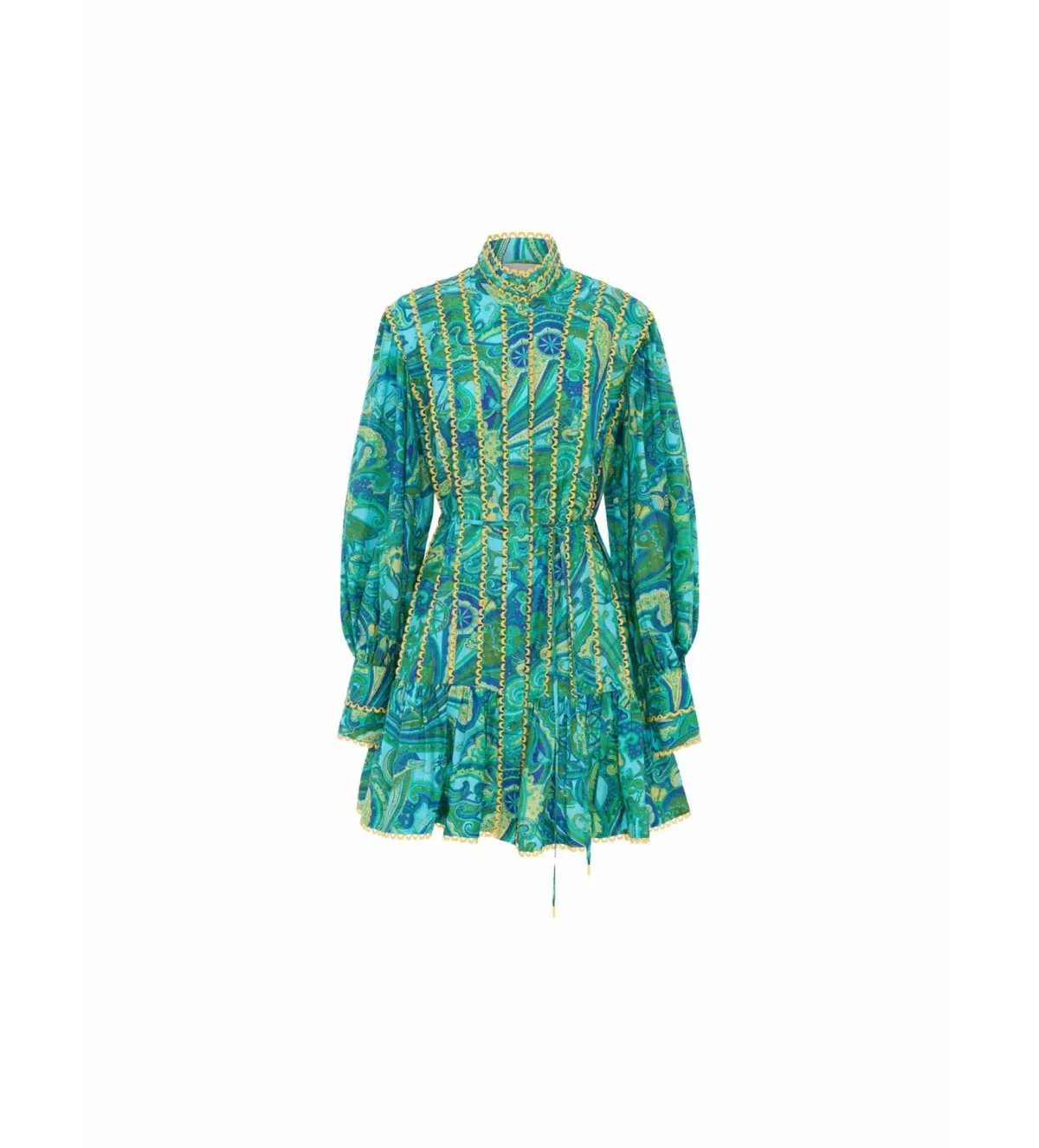 Alemais Ceto Mini Dress Green Size 14 photo 2