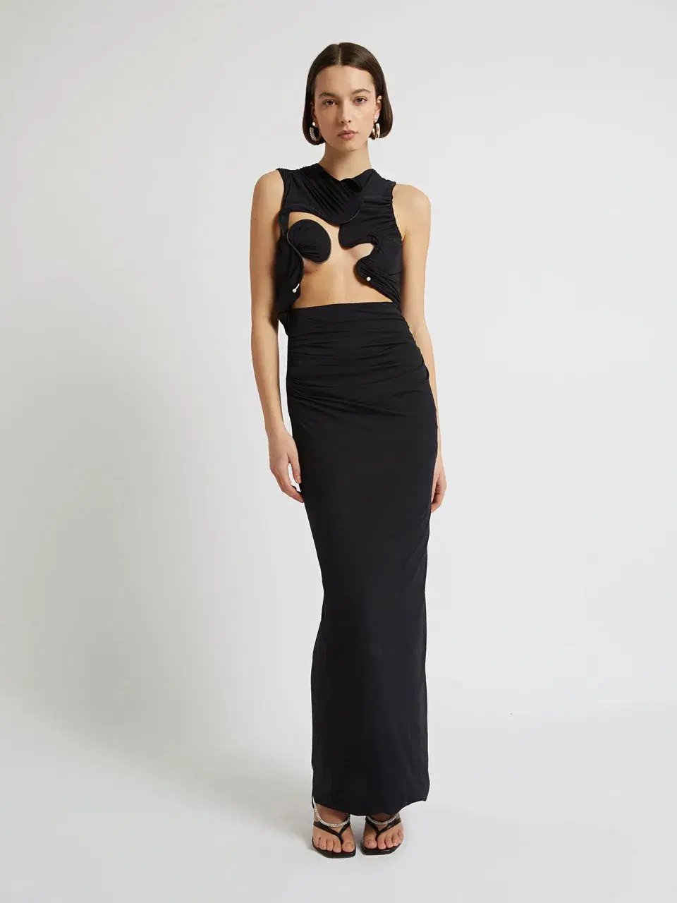 Christopher Esber Venus Tank Dress Black Size 6 photo 2