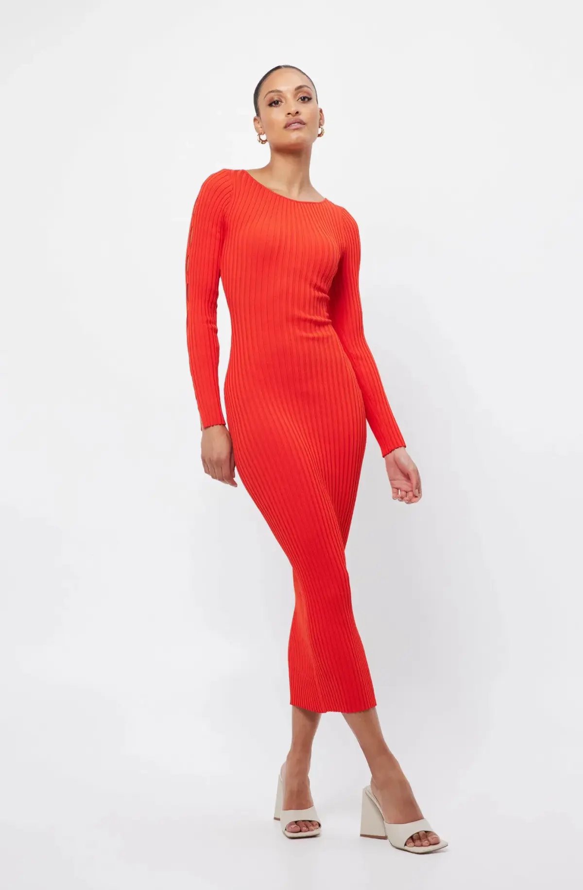 Mossman The Vivid Knit Dress Red Size 10 photo 2
