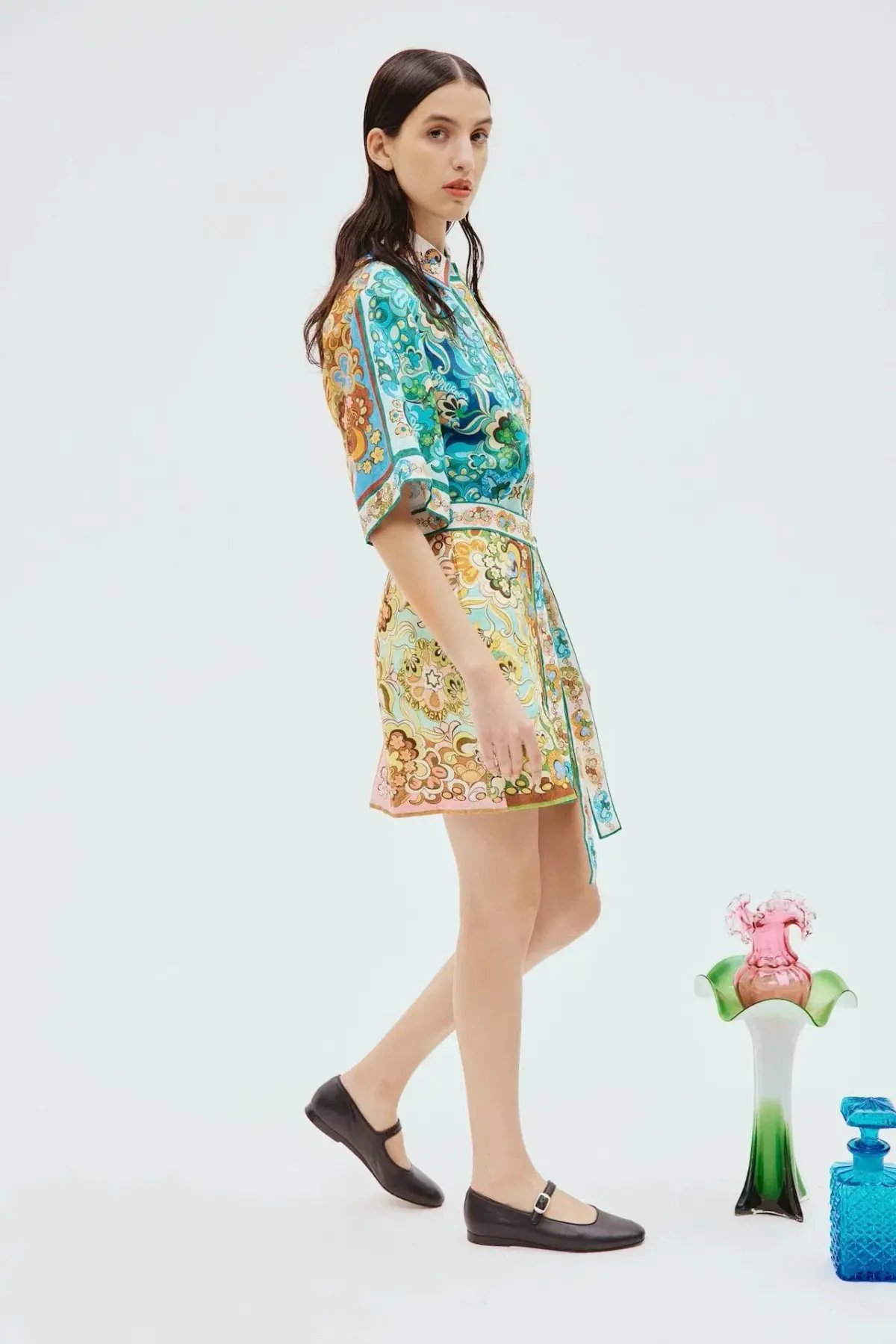 Alemais Dreamer Mini Dress Floral Size 8 photo 2